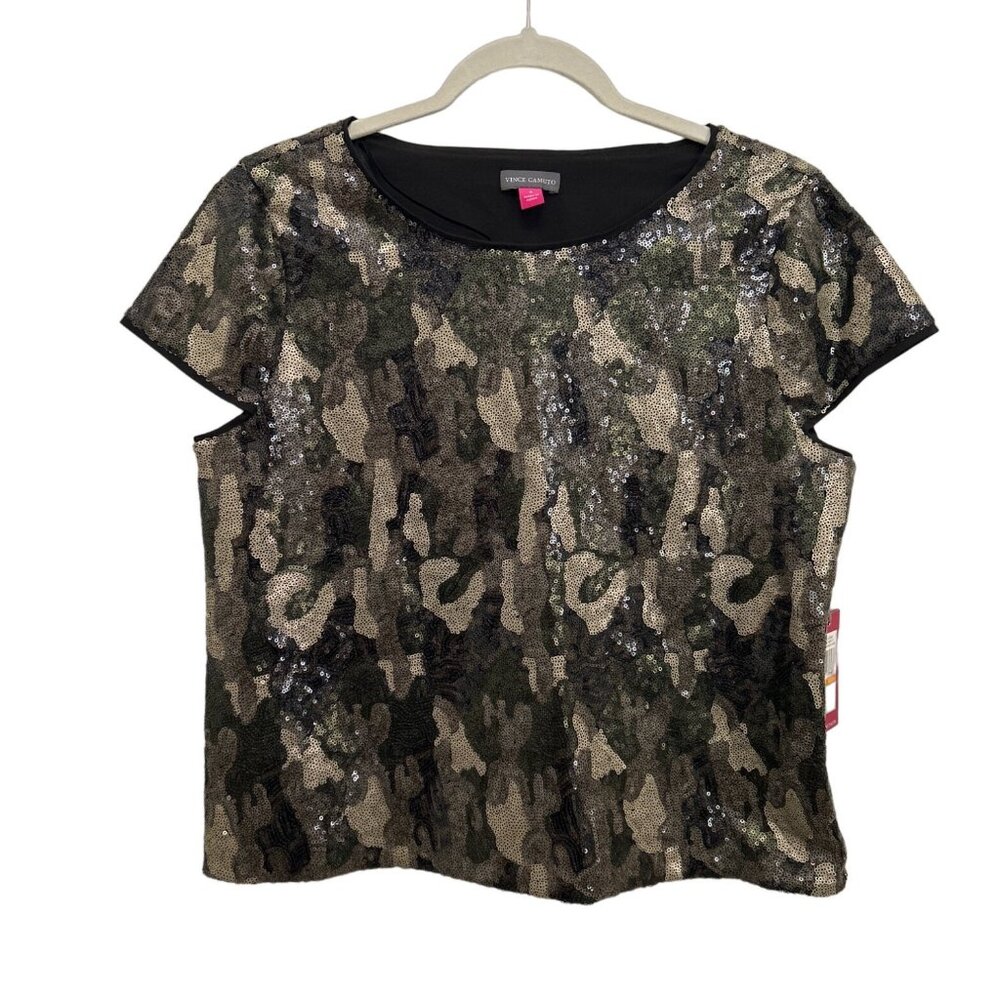 NWT Vince Camuto Sequins Top S